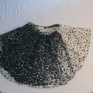 Vintage skirt green and white